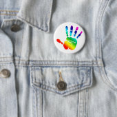 Regenbogenhand Button (Beispiel)