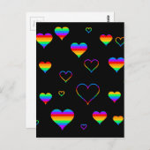 Regenbogenharze Postkarte (Vorne/Hinten)
