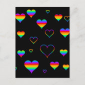 Regenbogenharze Postkarte (Vorderseite)