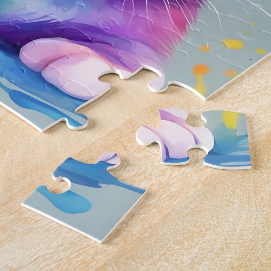 Regenbogenhaube Puzzle (Seite)