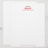 Regenbogenhaube (spitze) briefbogen (Vorne/Hinten)