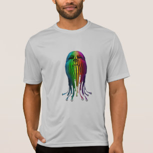 Regenbogenhaupthaus-Musik-Party T-Shirt