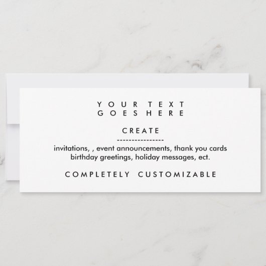 Regenbogenhaut Einladung (Rückseite)