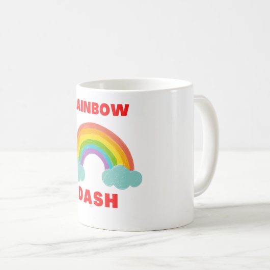 Regenbogenhaut Kaffeetasse (VorderseiteRechts)