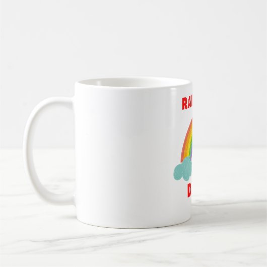 Regenbogenhaut Kaffeetasse (Links)