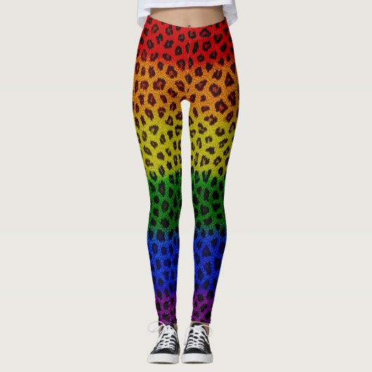Regenbogenhaut Leggings (Vorderseite)