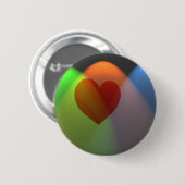 Regenbogenherz Button (Vorne & Hinten)