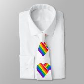 Regenbogenherz des Stolzes Krawatte (Gebunden)