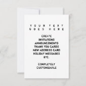 Regenbogenherz Einladung (Rückseite)