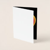 Regenbogenherz. Gay-Liebe-Karte Folienkarte (Vorderseite)