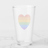 Regenbogenherz Glas (Rückseite)
