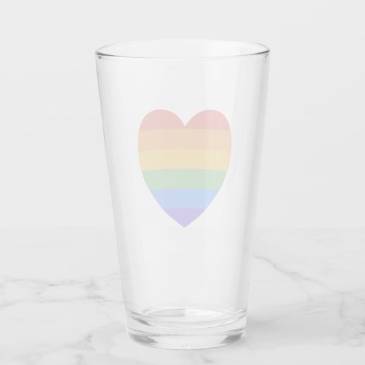 Regenbogenherz Glas (Rückseite)