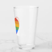 Regenbogenherz Glas (Links)