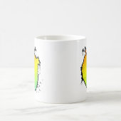 Regenbogenherz Kaffeetasse (Mittel)