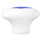 Regenbogenherz Keramikknauf (Seitenansicht)