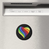 Regenbogenherz Magnet (In Situ (Geschirrspüler))