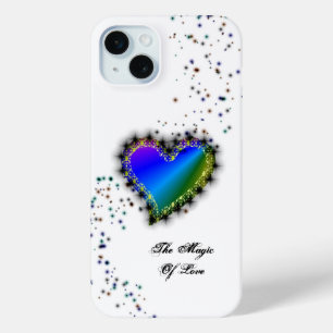 Regenbogenherz mit Sternen , Die Magie der Liebe Case-Mate iPhone Hülle