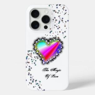 Regenbogenherz mit Sternen , Die Magie der Liebe Case-Mate iPhone Hülle