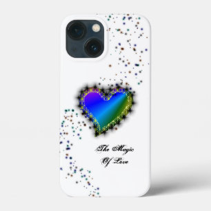 Regenbogenherz mit Sternen , Die Magie der Liebe Case-Mate iPhone Hülle