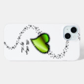 Regenbogenherz mit Sternen , Die Magie der Liebe Case-Mate iPhone Hülle (Rückseite (Horizontal))