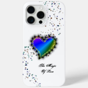 Regenbogenherz mit Sternen , Die Magie der Liebe Case-Mate iPhone Hülle