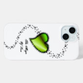 Regenbogenherz mit Sternen , Die Magie der Liebe Case-Mate iPhone Hülle (Rückseite (Horizontal))