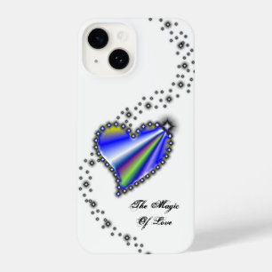 Regenbogenherz mit Sternen , Die Magie der Liebe iPhone 14 Hülle