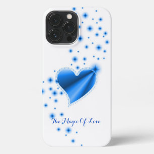 Regenbogenherz mit Sternen , Die Magie der Liebe iPhone 13 Pro Max Hülle