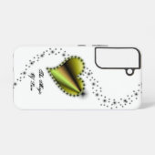 Regenbogenherz mit Sternen , Die Magie der Liebe Samsung Galaxy Hülle (Rückseite (Horizontal))