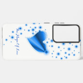 Regenbogenherz mit Sternen , Die Magie der Liebe Samsung Galaxy Hülle (Linke Seite)