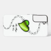 Regenbogenherz mit Sternen , Die Magie der Liebe Samsung Galaxy Hülle (Rückseite (Horizontal))