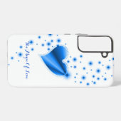 Regenbogenherz mit Sternen , Die Magie der Liebe Samsung Galaxy Hülle (Rückseite (Horizontal))