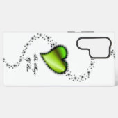 Regenbogenherz mit Sternen , Die Magie der Liebe Samsung Galaxy Hülle (Rückseite (Horizontal))