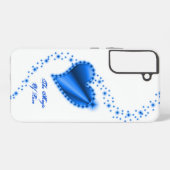 Regenbogenherz mit Sternen , Die Magie der Liebe Samsung Galaxy Hülle (Rückseite (Horizontal))