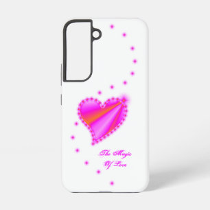Regenbogenherz mit Sternen, Die Magie der Liebe Samsung Galaxy Hülle