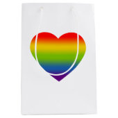 Regenbogenherz Mittlere Geschenktüte (Vorderseite)