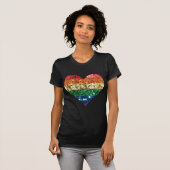 Regenbogenherz T-Shirt (Vorne ganz)