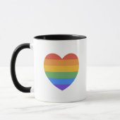 Regenbogenherz Tasse (Links)