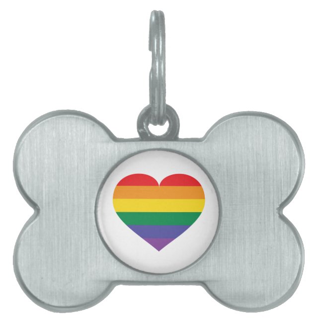 Regenbogenherz Tiermarke (Vorderseite)