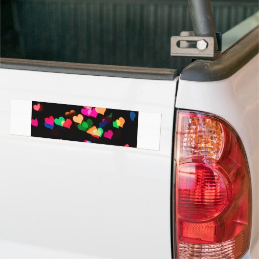 Regenbogenherzen Autoaufkleber (Auf Lkw)