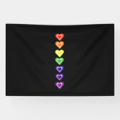 Regenbogenherzen Banner (Horizontal)
