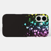 Regenbogenherzen Case-Mate iPhone Hülle (Rückseite (Horizontal))
