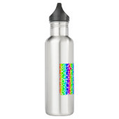 Regenbogenherzen Edelstahlflasche (Links)