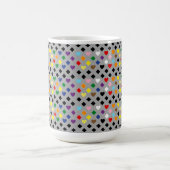 Regenbogenherzen Kaffeetasse (Mittel)