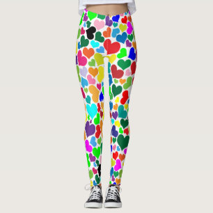 Regenbogenherzen Leggings