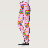 Regenbogenherzen Leggings (Links)