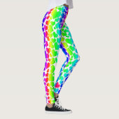 Regenbogenherzen Leggings (Rechts)