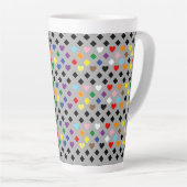 Regenbogenherzen Milchtasse (Rechte Ecke)
