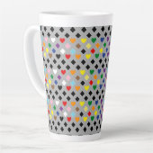 Regenbogenherzen Milchtasse (Linke Ecke)