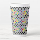 Regenbogenherzen Milchtasse (Vorderseite)